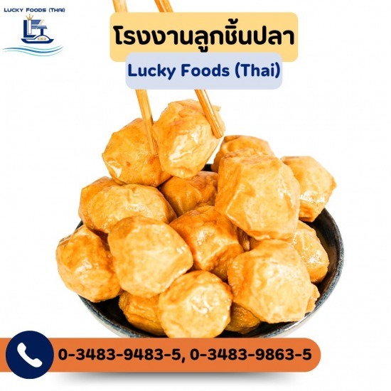 รับผลิตลูกชิ้นปลา OEM